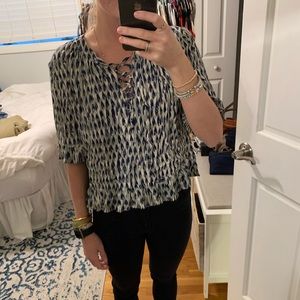 madewell patterned top